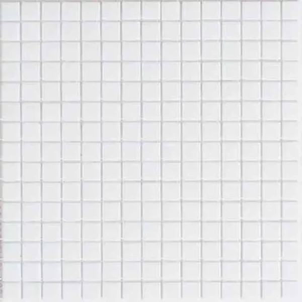 Sa-Wh102 0.8X0.8 Glossy Glass Mosaic 1