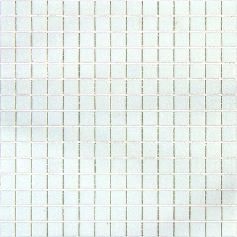 Sa-Wh104 0.8X0.8 Glossy Glass Mosaic 0