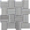 Sahel 2.1X3.1 Polished Crystal Sand, Thassoss White Mosaic 1