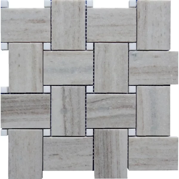 Sahel 2.1X3.1 Polished Crystal Sand, Thassoss White Mosaic 1