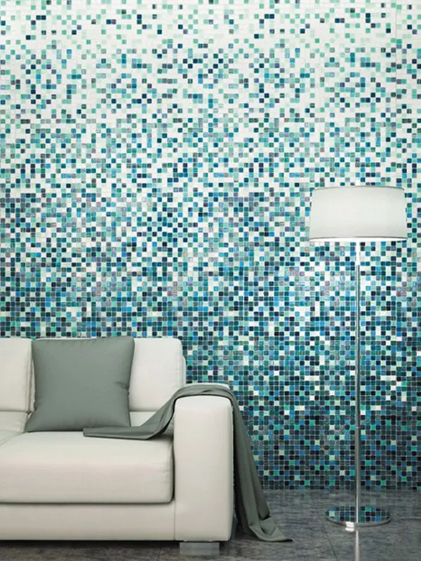 Salvia 0.8X0.8 Glossy Glass Mosaic 1