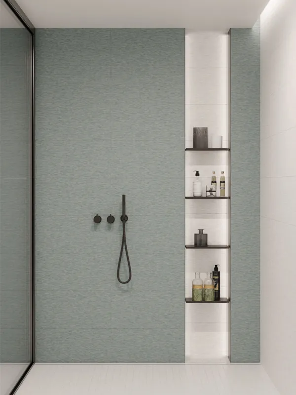 Sirius Green 23.45X46.97 Textured Porcelain tile 4