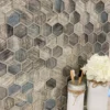 Ponderosa Hex 1.9X1.9 Glossy Glass Mosaic 1