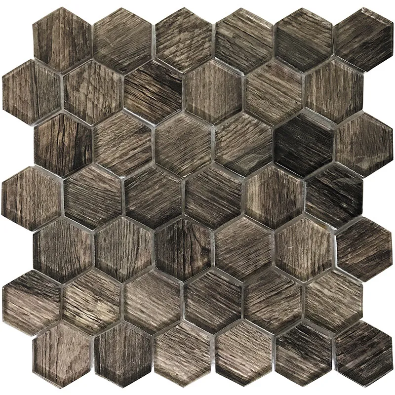 Sequoia Hex 1.9X1.9 Glossy Glass Mosaic 0