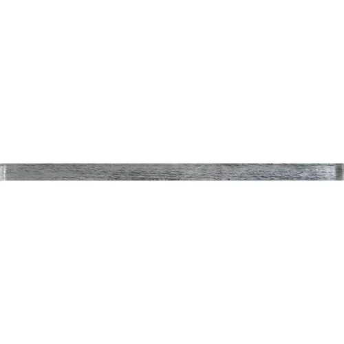 Silver Pine Pencil 0.6X12 Glossy Glass tile