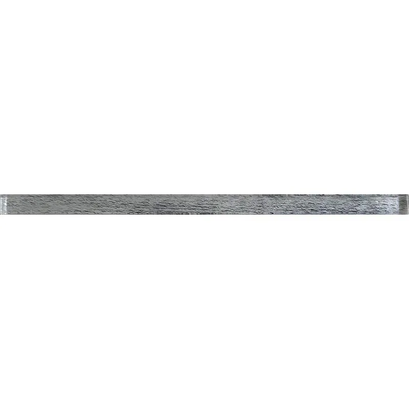 Silver Pine Pencil 0.6X12 Glossy Glass tile