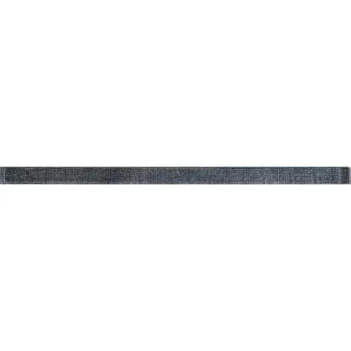 Graphite Linen Pencil 0.6X12 Glossy Glass tile