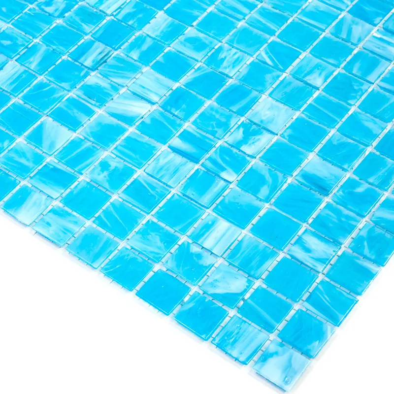 St-Bl527 0.8X0.8 Glossy Glass Mosaic 4