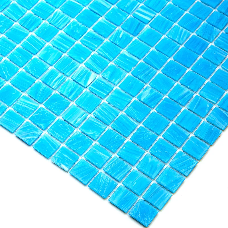 St-Bl528 0.8X0.8 Glossy Glass Mosaic 1