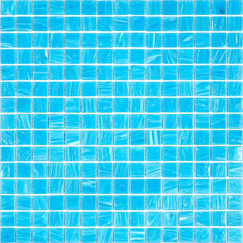 St-Bl528 0.8X0.8 Glossy Glass Mosaic 0