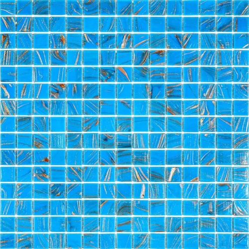 St-Bl530 0.8X0.8 Glossy Glass Mosaic 0