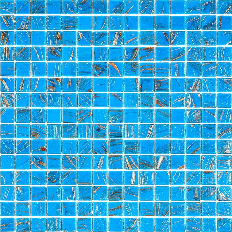 St-Bl530 0.8X0.8 Glossy Glass Mosaic 0