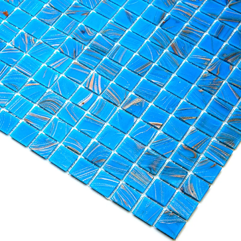 St-Bl530 0.8X0.8 Glossy Glass Mosaic 1