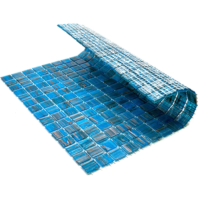 St-Bl532 0.8X0.8 Glossy Glass Mosaic 1