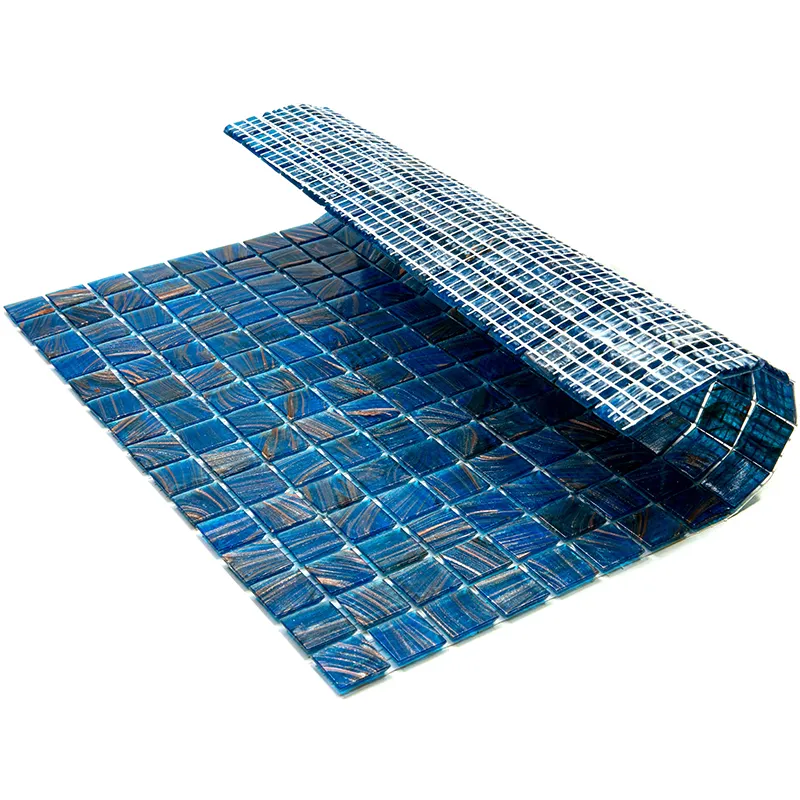 St-Bl535 0.8X0.8 Glossy Glass Mosaic 5