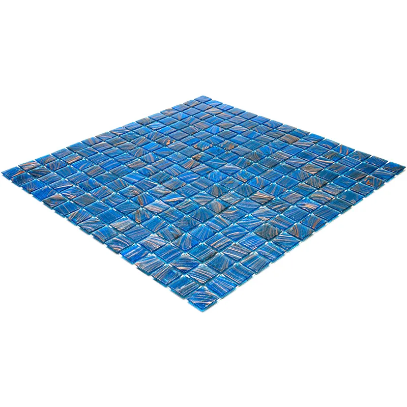 St-Bl535 0.8X0.8 Glossy Glass Mosaic 4