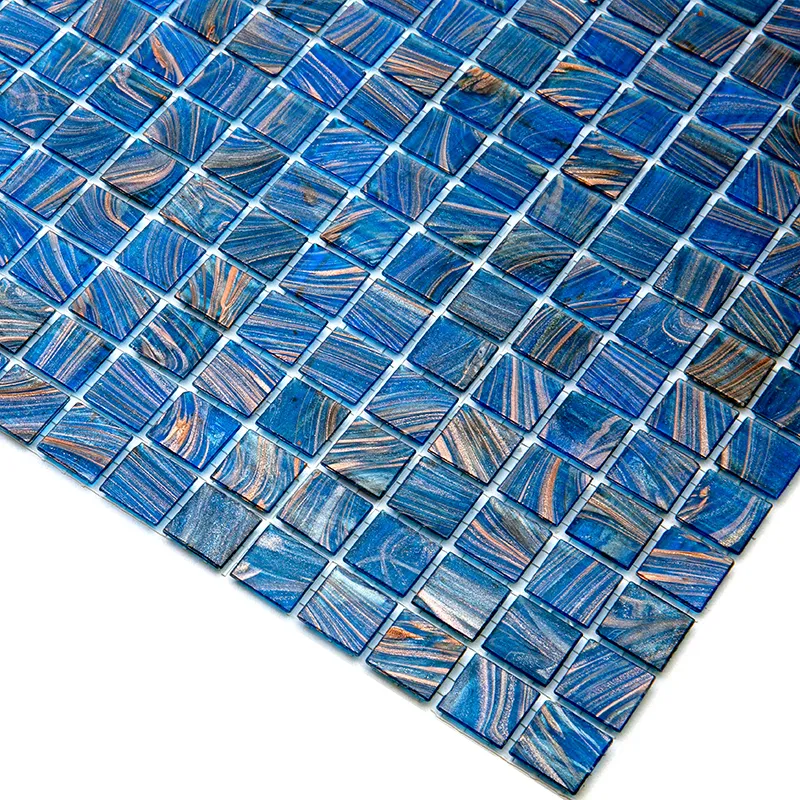 St-Bl535 0.8X0.8 Glossy Glass Mosaic 1