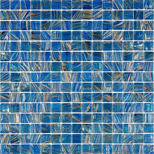 St-Bl535 0.8X0.8 Glossy Glass Mosaic 0