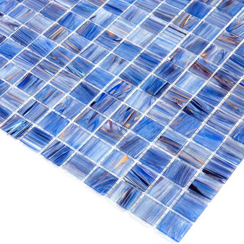 St-Bl540 0.8X0.8 Glossy Glass Mosaic 1