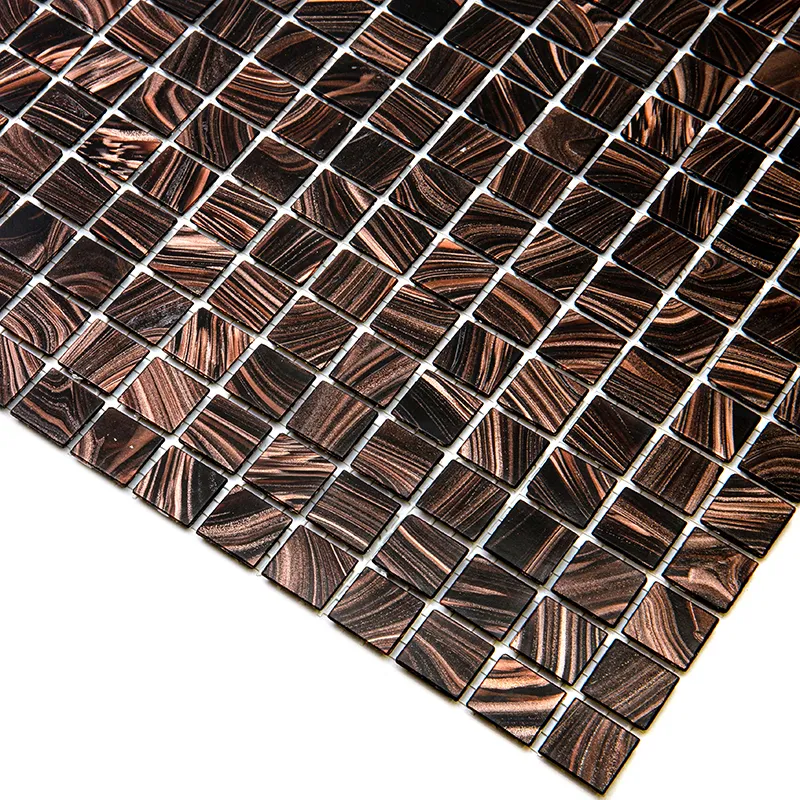 St-Br605 0.8X0.8 Glossy Glass Mosaic 1