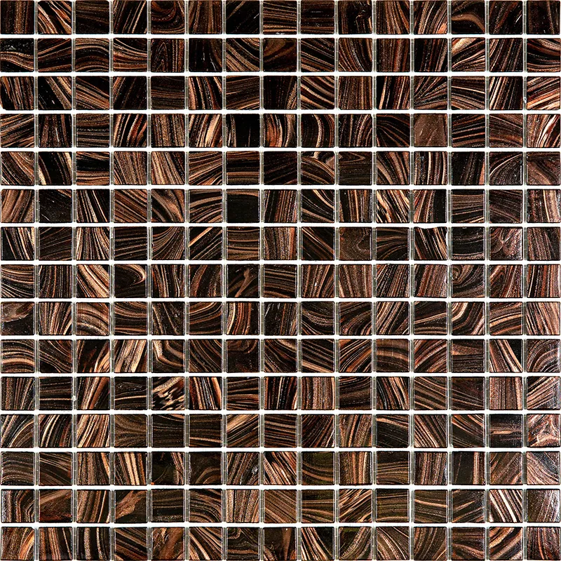 St-Br605 0.8X0.8 Glossy Glass Mosaic 0