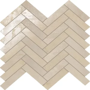 Stellar Sand Herringbone 0.85X3.85 Matte Porcelain Mosaic 1