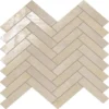 Stellar Sand Herringbone 0.85X3.85 Matte Porcelain Mosaic 0