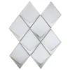 Saint Tropez White 3.75X3.75 Matte Glass Mosaic 0