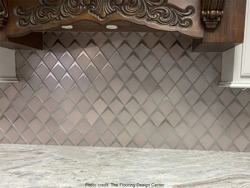 Saint Tropez Blush 3.75X3.75 Matte Glass Mosaic 0