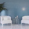 Saint Tropez Cadet 3.75X3.75 Matte Glass Mosaic 1