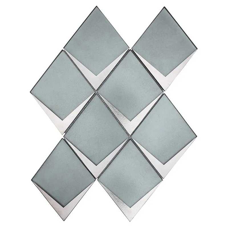 Saint Tropez Sage 3.75X3.75 Matte Glass Mosaic 0