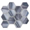 Saint Tropez Twilight 3X3 Matte Glass Mosaic 0