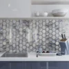 Saint Tropez Daybreak 3X3 Matte Glass Mosaic 1