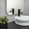 Edgemore 1.5X1.7+0.5X1.5 Polished Wooden Grey, Bianco Carrara mosaic 4