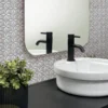 Edgemore 1.5X1.7+0.5X1.5 Polished Wooden Grey, Bianco Carrara mosaic 2