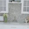 Dixon Park 1X3 Polished Wooden Grey Mosaic 2