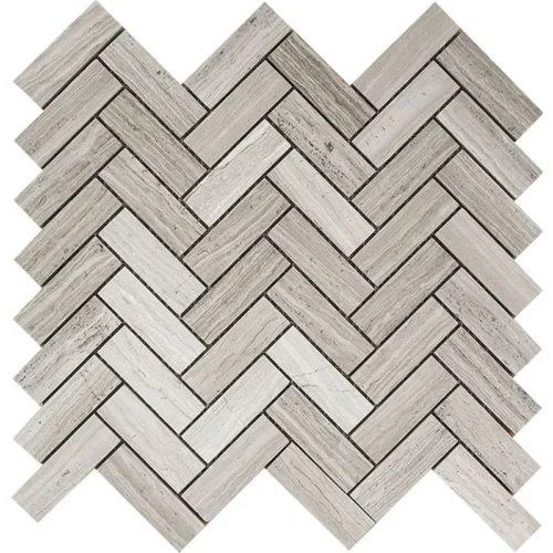 Dixon Park 1X3 Polished Wooden Grey Mosaic 0