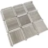 Victory Square 3.25X3.25+0.3X4 Polished Wooden Grey, Athens Grey Mosaic 1