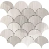 Cloverdale 3.3X3.7 Polished Wooden Grey Mosaic 0