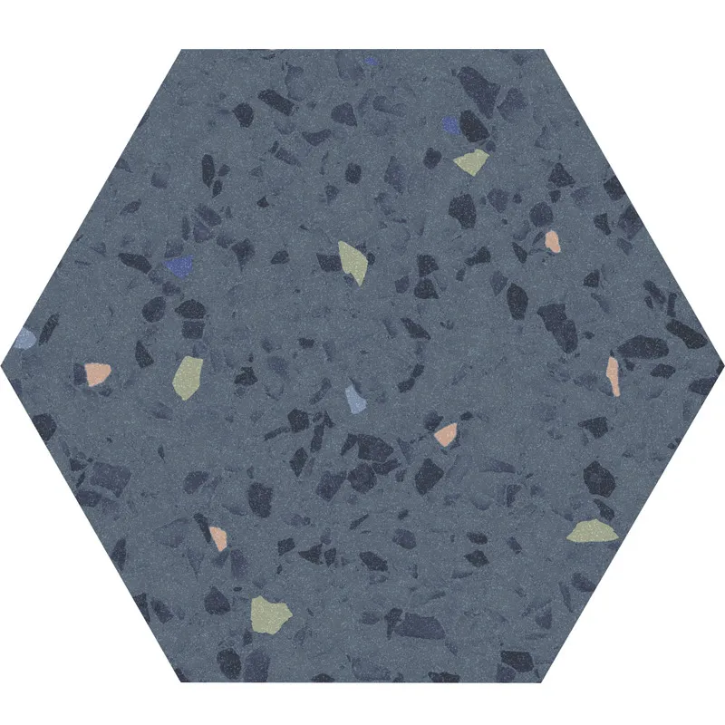 Terra Blue Speckled 8.1X9.25” Matte Porcelain mosaic 4