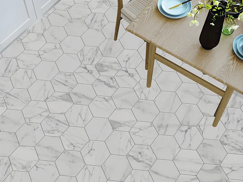 Terra Carrara 8.1X9.25” Matte Porcelain mosaic 0