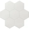 Terra White 8.1X9.25 Matte Porcelain mosaic 0