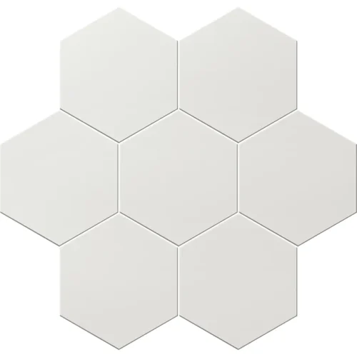 Terra White 8.1X9.25 Matte Porcelain mosaic 0