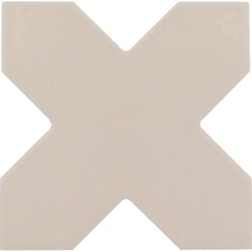 Tangier Cross Taupe 4.72X4.72 Matte Porcelain Tile 0