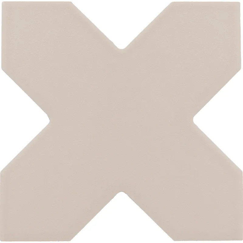 Tangier Cross Taupe 4.72X4.72 Matte Porcelain Tile 0