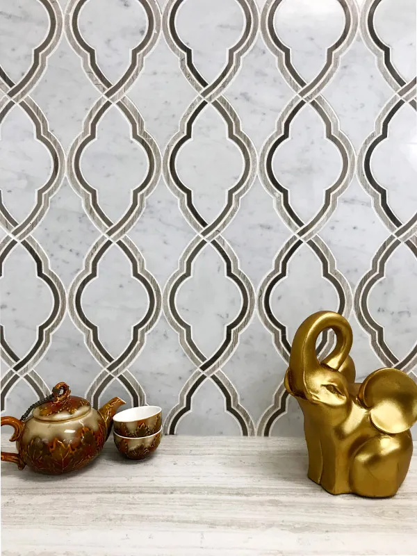 Trellis 29 4.8X6.9 Polished Stone Mosaic 1