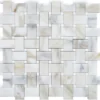 Pistoia 1X1.9+0.4X0.4 Polished Marble Mosaic 1