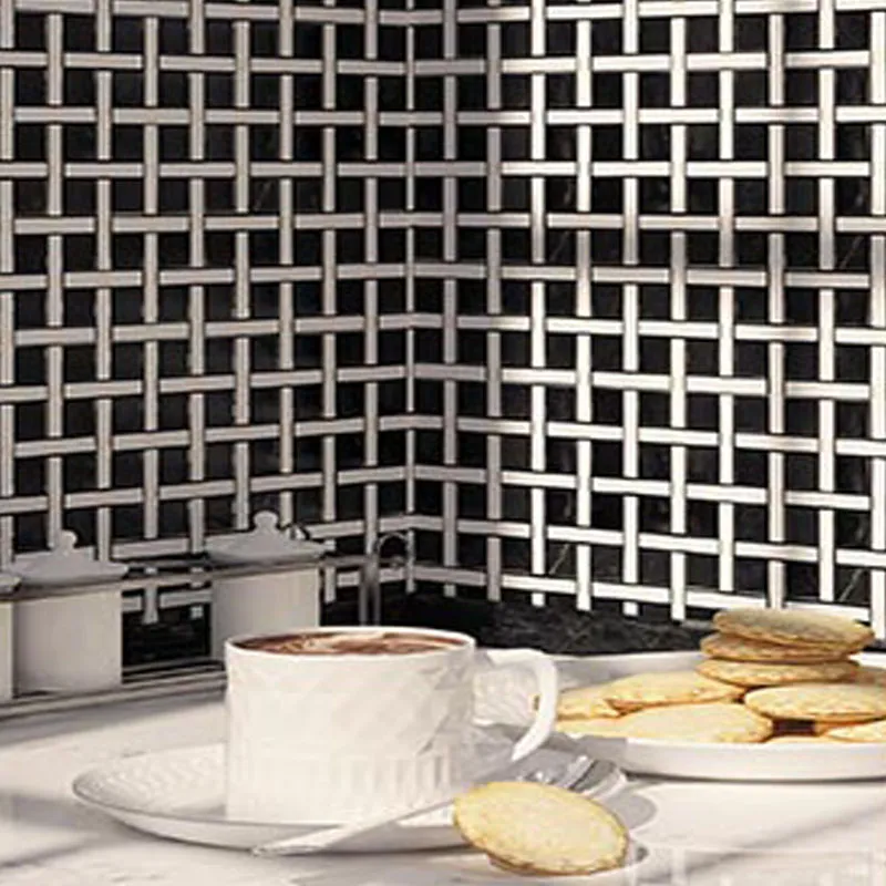 Malaga Nero 1X1+0.4X2.4 Polished Eastern Black, White Mosaic 4