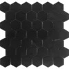 2” Nero Hex Honed 1.9X1.9 Eastern Black Mosaic 0