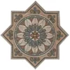 Umbria Deco Star A 7X7 Matte Porcelain tile 1